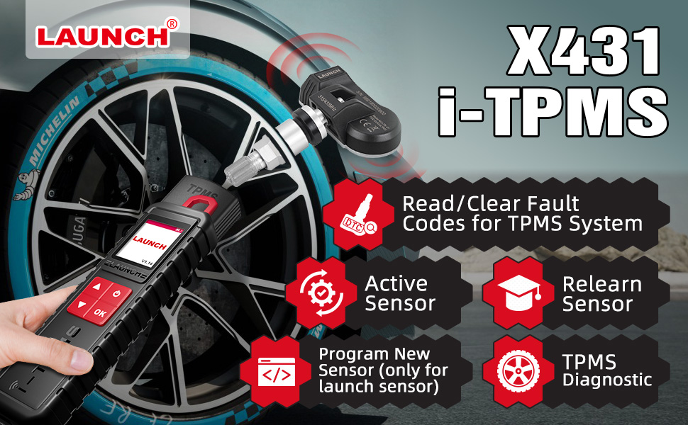 X431 i-TPMS TPMS 프로그래밍 도구 시작