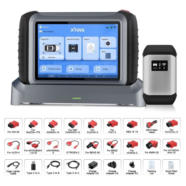XTOOL InPlus IP919 drahtloses bidirektionales Diagnosewerkzeug mit ECU-Codierung, 42+ Service, FCA AutoAuth, Topologie Karte, DoIP CAN FD 3 Jahre freies Update