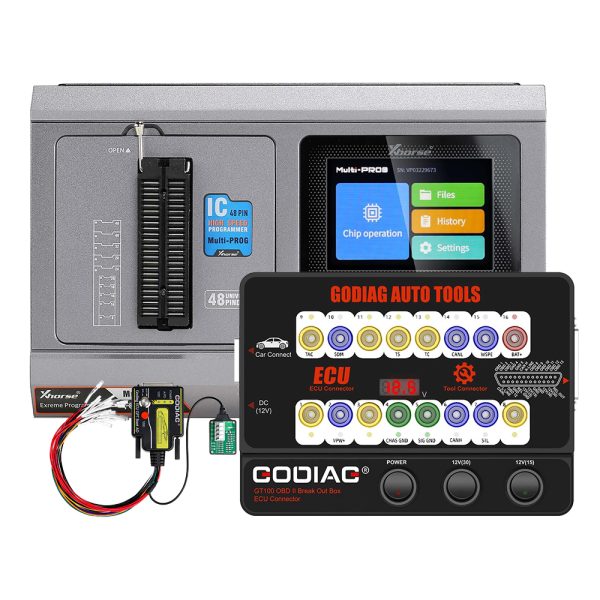 Xhorse Multi-PROG Multi Prog ECU TCU Programmierer mit GODIAG GT100 und ECU GPT Boot AD ECU Stecker für ECU Lesen Schreiben