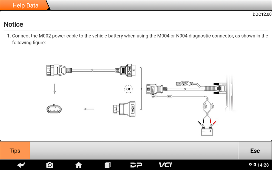 Scanner moto OBDSTAR MOTOMASTER