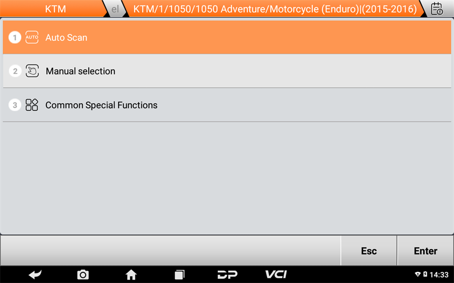 Scanner moto OBDSTAR MOTOMASTER