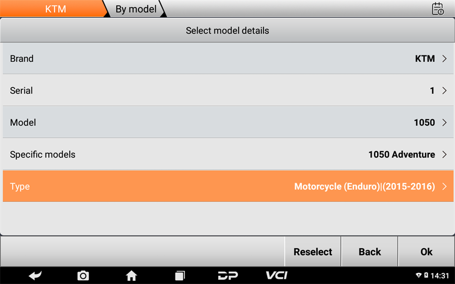 Scanner moto OBDSTAR MOTOMASTER