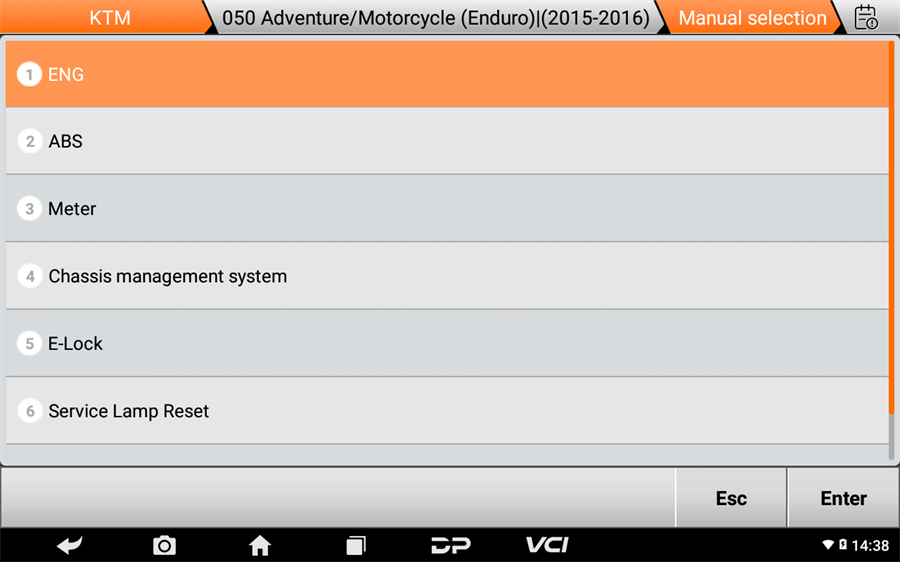 Scanner moto OBDSTAR MOTOMASTER