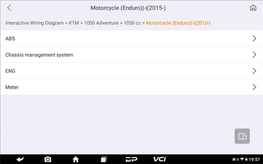 Scanner moto OBDSTAR MOTOMASTER