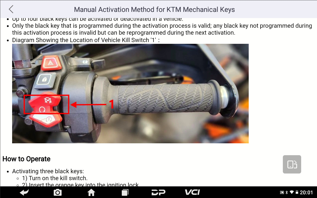 Scanner moto OBDSTAR MOTOMASTER
