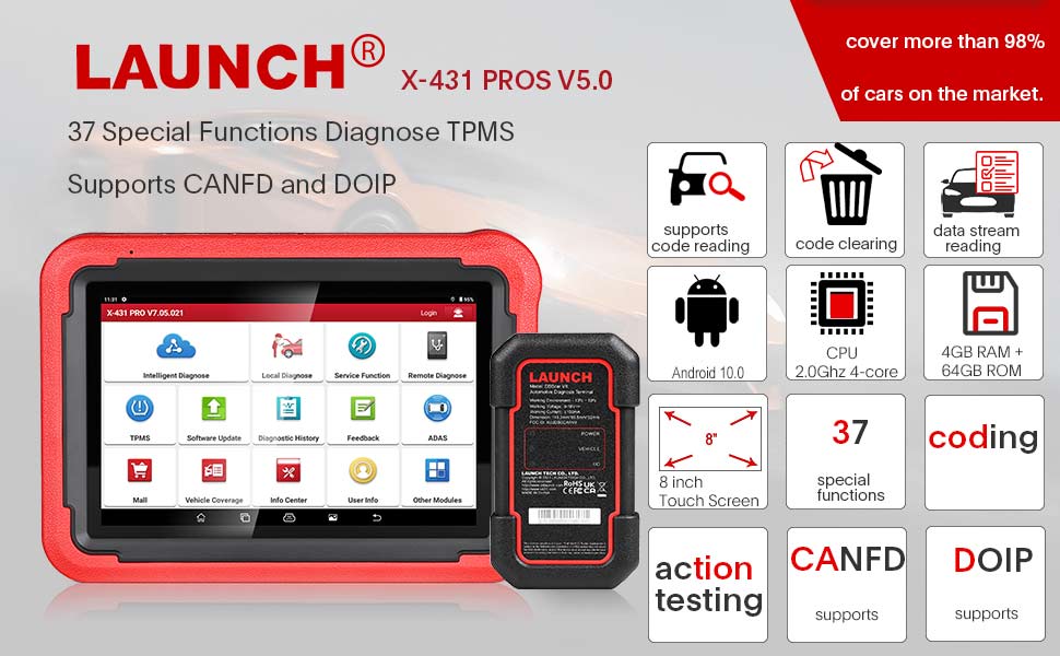 Outil de diagnostic de démarrage X - 431 pros V5.0 