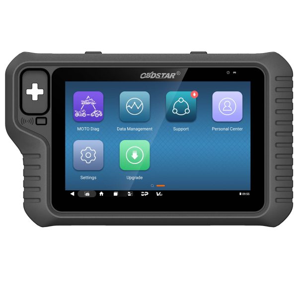 2025 OBDSTAR MOTOMASTER Motorrad Scanner mit eingebautem CAN FD DoIP Unterstützung MOTO Diag IMMO ECU Flasher, ODO Meter, RFID, Ferntest