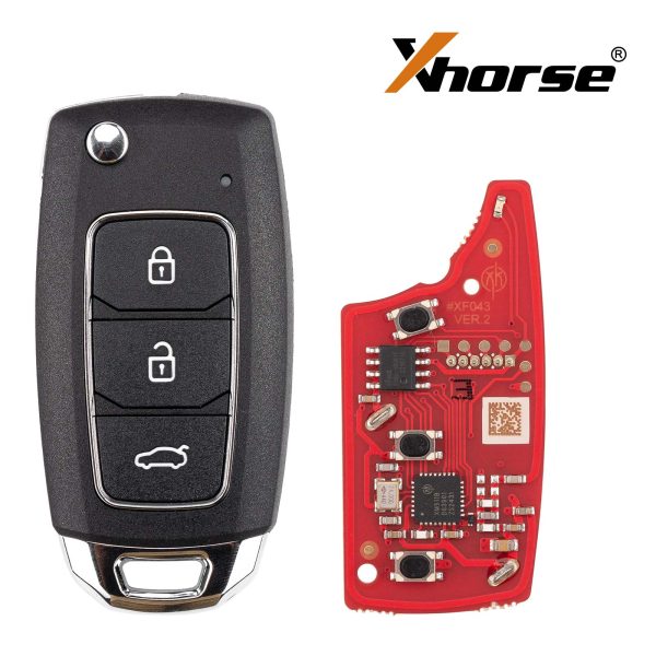 Xhorse XKHY25EN سكين نوع الجيل الثاني مفتاح التحكم عن بعد الحديثة 3 أزرار 5 / الكثير