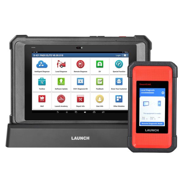 2025년 X431 PAD V Elite J2534 툴 및 Smartlink C ECU/ECM 온라인 프로그램 토폴로지 CAN/CANFD/DoIP 60+ 서비스 지원