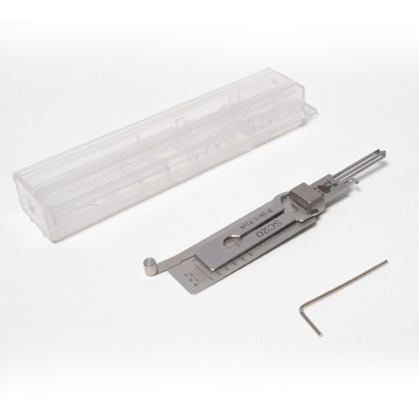 Lishi sc20 outil civil 2 - en - 1 pick & Decoder pour Schlage l Keychain slot auto Pick & Decoder