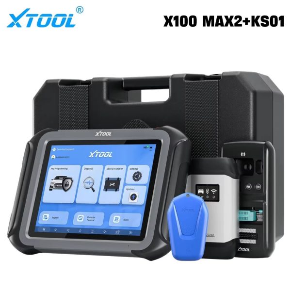 2025 XTOOL X100 MAX 2 Automatyczny programista kluczy z J2534 VCI i KC501 Obsługuje 42 funkcje serwisowe Programowanie ECU Aktualizacja topologii X100 PAD3 - X100 MAX2 KS01